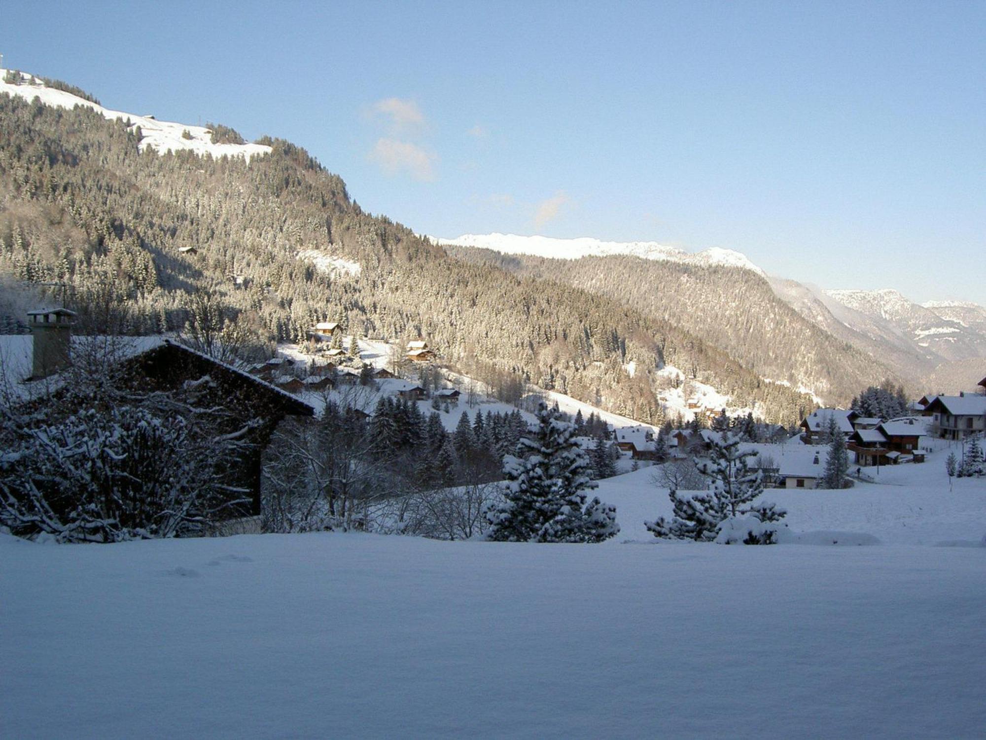 Rez De Chalet Calme Avec Terrasse - 2 Chambres, Proche Pistes A La Clusaz - Fr-1-437-10 Exterior foto